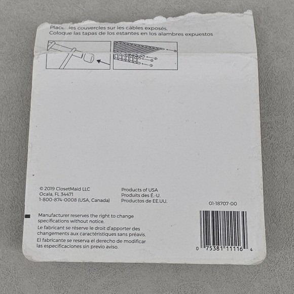 Closetmaid Wire Rack‎ Caps - Picture 2 of 5